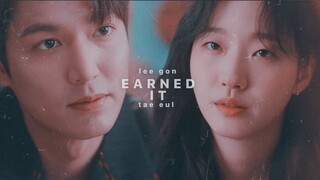 lee gon & jung tae eul ✗ earned it ➵ the king: eternal monarch