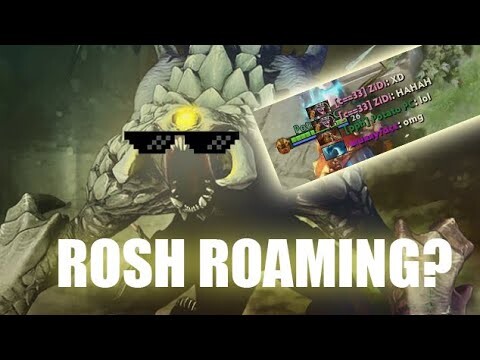 Roshan Roaming Around | Dota 7.26c | Battle Pass 2020