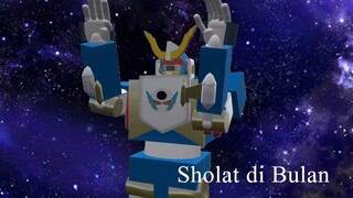 Sholat di bulan ( animasi edisi bulan Ramadhan )
