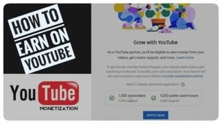 HOW TO APPLY FOR MONETIZATION ON YOUTUBE | REQUIREMENTS FOR  YOUTUBE MONETIZATION | STEP BY STEP