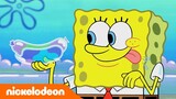 SpongeBob | SpongeBob Menimbulkan KEKACAUAN Di Bubbletown 🧼 | Nickelodeon Bahasa