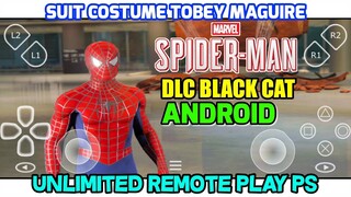 MAIN SPIDER-MAN REMASTERED DI ANDROID DLC BLACK CAT REMOTE PLAY PS5