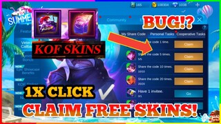 How to Get Free KOF Skins 2020/Claim Event KOF Skins - Mobile Legends