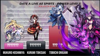 DATE A LIVE All SPIRTS 🔥🔥🔥 Power Level | Light Novel | Hachimaru-Kun Power Level