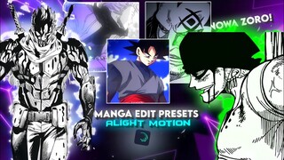 Manga edit presets alight motion xml film + song | saini13edits