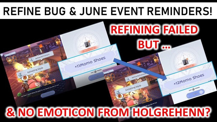 REFINE BUG AND EVENT REMINDERS THIS JUNE!