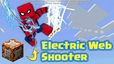 How to make a Electric Web Shooter in Minecraft using a Command block