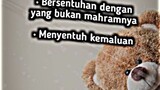 Hal yg dapat membatalkan wudhu🤔