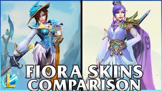 Fiora Skins Comparison | Soaring Sword Fiora and Royal Guard Fiora | WILD RIFT