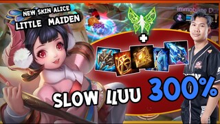 RoV: Alice ออกไอเทมSlow แบบ300% อีกฝั่งแทบไม่ได้เดิน !!