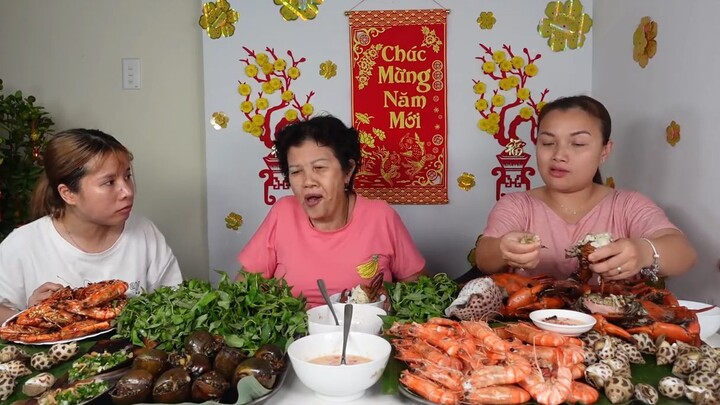 Giờ tý canh 3 rủ nhau đi chợ đầu mối hải sản Bình Điền to nhất Sài Gòn làm mâm s