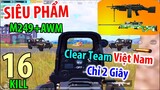 SIÊU PHẨM Hủy Diệt Với AWM + M249. Clear Team Việt Nam Chỉ Với "2 Giây" | PUBG Mobile