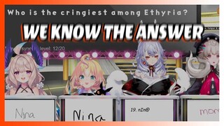 Nina Admits That She is "the Cringiest" Among Ethyria