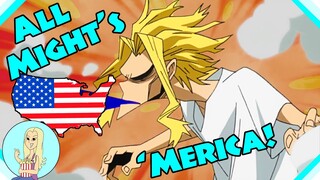 How All Might Represents America in My Hero Academia Theory - The Fangirl Watches