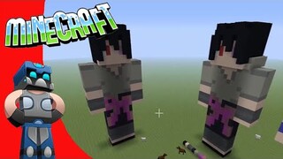 Tutorial Minecraft Sasuke Uchiha Skin 3D / Como hacer a Sasuke en Minecraft