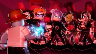 Fighting The Akatsuki In Naruto Roblox! (shindo life)