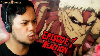 AWAL DARI AKHIR.. | Attack On Titan S4 Episode 1 Reaction Indonesia