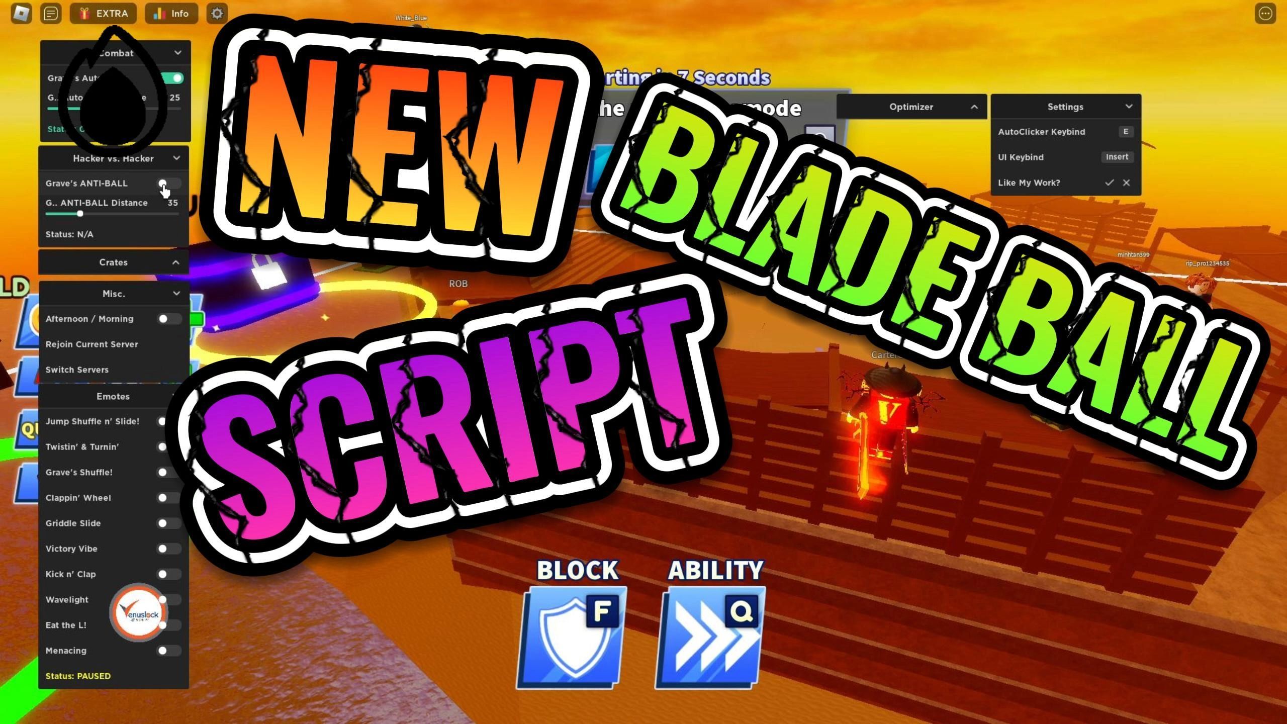 Roblox Blade Ball Script Auto Parry Hack - BiliBili