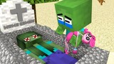 Monster School: Mommy Long Legs save Baby Zombie - Sad Story | Minecraft Animation