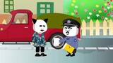 货车司机盖雨布被罚款 #搞笑动画 #热点话题