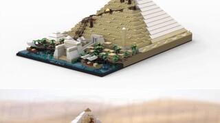 LEGO MOC Pyramid of Giza "Complete Version"