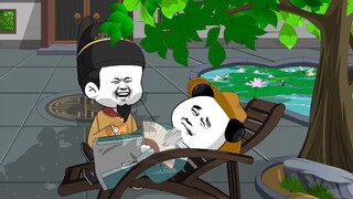 Beating Lao Zhu with a shoe horn is a compulsory course in every episode