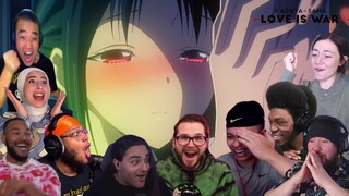 SHE KISSED HIM! KAGUYA SAMA LOVE IS WAR SEASON 3 EPISODE 13 BEST REACTION COMPILATION