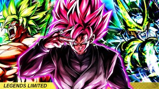 F2P SSJ ROSÉ GOKU BLACK ON THE POWERFUL OPPONENT TEAM - Dragon Ball Legends