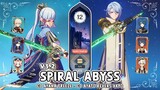 Spiral Abyss 3.2 Floor 12 - Power of Sibling C0 Ayaka Freeze & C0 Ayato Revers Vapo | Genshin Impact