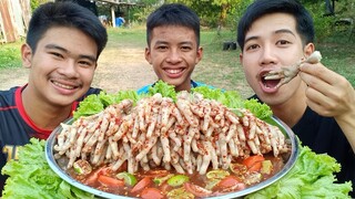 ตำตีนไก่แซ่บนัว 3กิโล แซ่บเด็ดเผ็ดแบบโจ๊ะโจ๊ะ