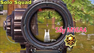 PUBG Mobile | SOLO SQUAD - Sức Mạnh Của Nút Bắn Bên Phải - Sấy M16A4 Luôn 😍 | NhâmHNTV