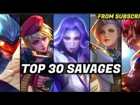 Mobile Legends Top 30 Savage Moments Episode #01 Top 30 Savage Mobile Legends