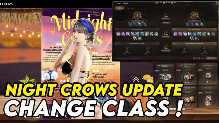 WEW NIGHT CROWS UPDATE CHANGE CLASS ? DAN UPDATE BANYAK EVENT BAGUS ! !