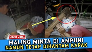 MALING APES !! Pelarian Pelaku Berakhir Dihantam Kapak Dibalik Kandang Ayam