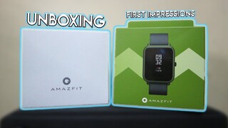 MY FIRST SMARTWATCH! Amazfit Bip Unboxing and First Impressions!