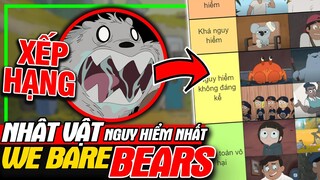 WE BARE BEARS: Xếp Hạng Nhân Vật Nguy Hiểm Nhất | Hoạt Hình Ba Chú Gấu | meXINE