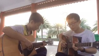 Bản cover guitar XX–Intro có đốm xanh-