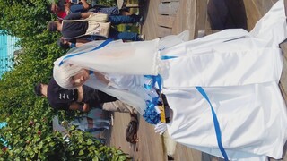 [Triển lãm Truyện tranh Cosplay] FF34 mở màn cho lễ hội hoạt hình, váy cưới trắng của chị Hoa hậu th