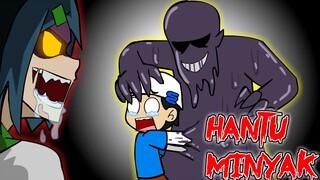 DIKEJAR HANTU MINYAK DEMI KUNTILANAK - KARTUN HANTU LUCU