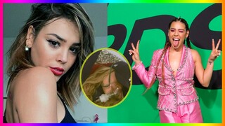 MINUTOS TERRIBLES Danna Paola HACE CONFIRMAR A LOS SEGUIDORES CON EL USO DE UNA MÁSCARA DE GAS.