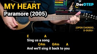 My Heart - Paramore (2005) Easy Guitar Chords Tutorial with Lyrics