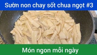 Sườn non chay sốt chua ngọt p3