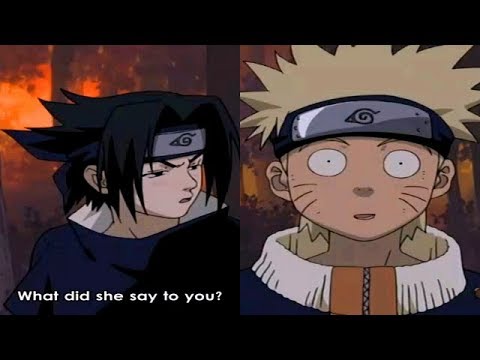 Naruto reaction when Sasuke asked | Naruto Funny Moment [English Sub] -  Bilibili