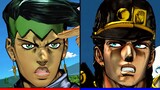 JOJO Stalk: Cross-part dialogue easter egg! When Jotaro from Part 3 meets the characters from Part 4