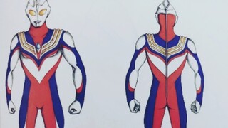 [Ultraman Tiga] Bản phác thảo thiết kế hình ảnh đánh thức ánh sáng Heisei