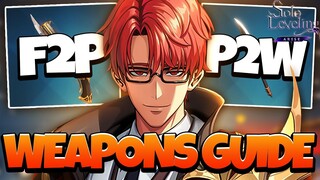 WEAPONS GUIDE FOR F2P PLAYERS! DON'T MAKE THIS F2P MISTAKE & PROGRESS FASTER! - Solo Leveling: Arise