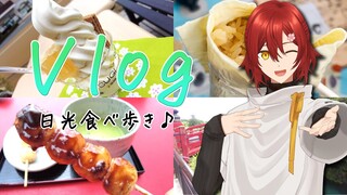 【Vlog】日光で食べ歩き!!美味しいもを食べる!!【花咲みやび/ホロスターズ】