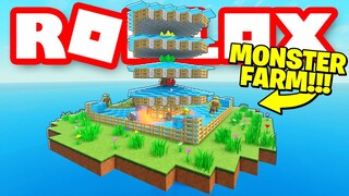 AUTOMATIC MOB FARM In Roblox Stranded! *Insane!*