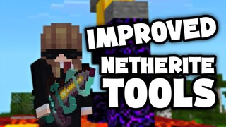 IMPROVED NETHERITE TOOLS | MINECRAFT 1.17.40+ | TEXTURES