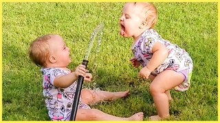 Funny Babies Playing With Water PART 1